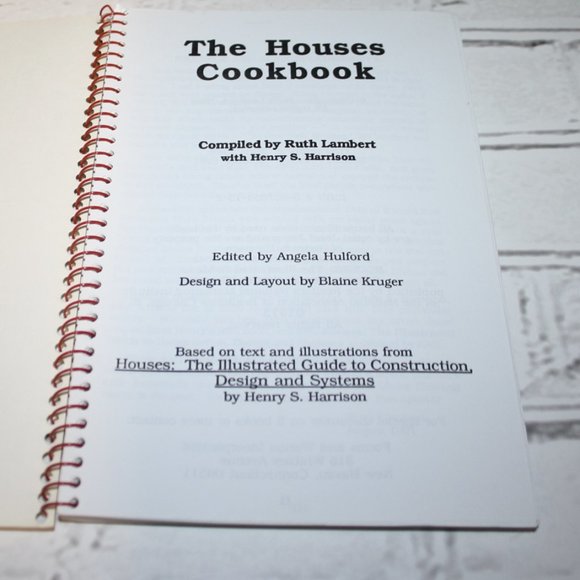 Vintage The houses cookbook binder  (b.i.) - Picture 4 of 5